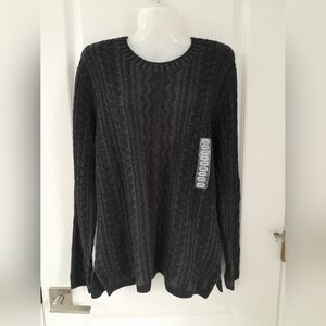 Eight X3 (NWT) Black Sweater